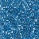 Miyuki delica Perlen 8/0 - Sparkling aqua lined crystal DBL-905